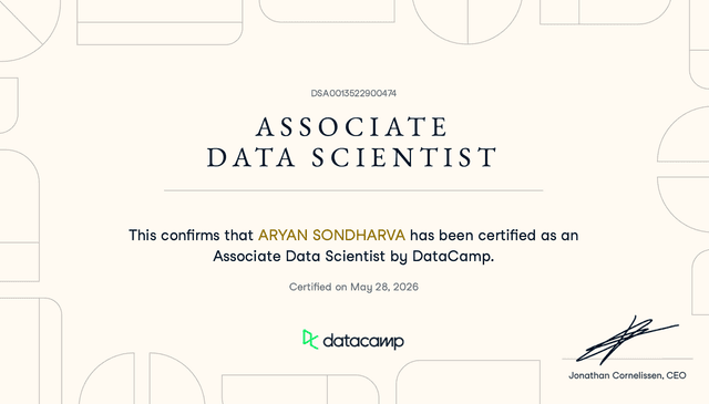Associate Data Scientist